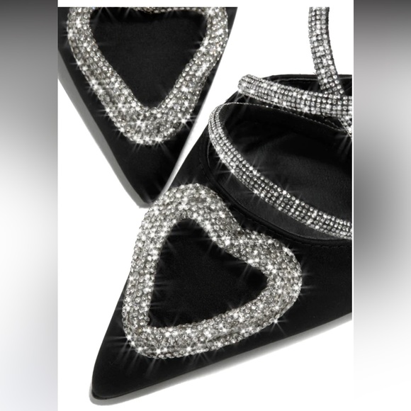 HEART EMBELLISHED HIGH HEELS - Picture 2 of 6